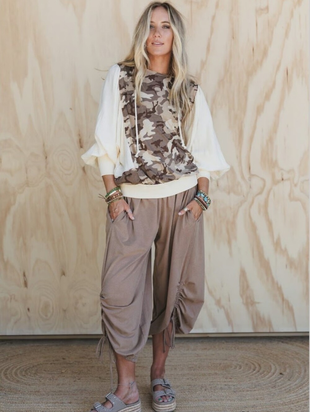Three Birds Nest Flow Pants And Top Szs/M
